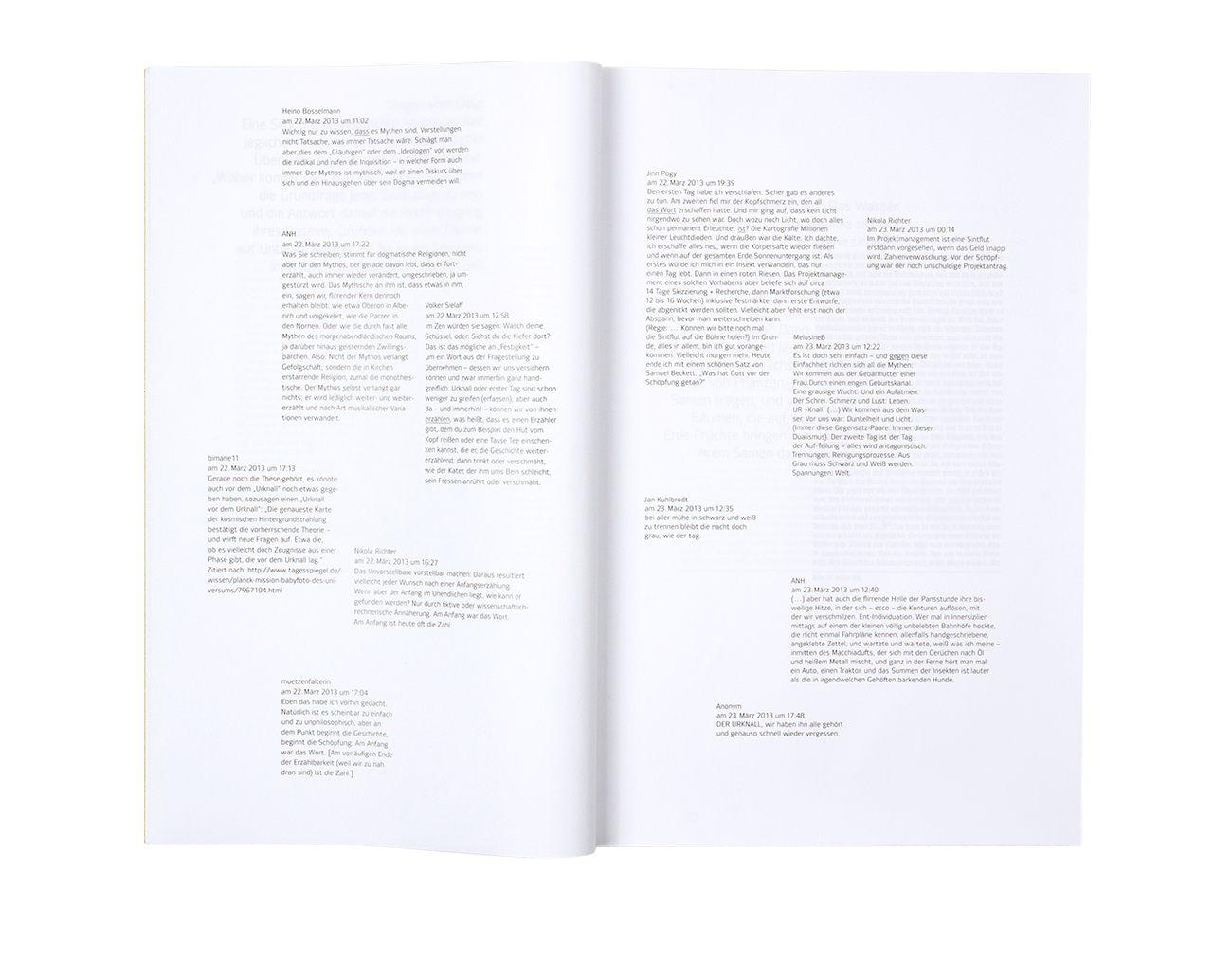 Das Elster Experiment Genesis Bibel E-book Buchgestaltung editorial design Typographie